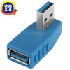 USB 3.0 AM to USB 3.0 AF Cable Adapter(Blue)