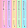 5 PCS No Ink No Need To Sharpen Drawing Sketch Pen Not Easy To Break Erasable HB Writing Pencil(Makaron Green)