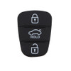 Replacement 3 Buttons Silicone Pad for Hyundai / Kia Car Key Shell, without Battery