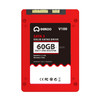 eekoo F-ONE 60GB SSD SATA3.0 6Gb / s 2.5 inch TLC Solid State Hard Drive with 1GB Independent Cache for Desktop PC / Laptop, Read Speed: 500MB / s, Write Speed: 180MB / s(Red)