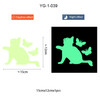 5 PCS Cartoon Luminous Home Decoration Switch Stickers(YG-1-039)