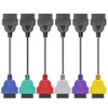 6-color OBD ECU Scan Adapter Cable Bundle for Fiat