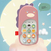 Baby Puzzle Bilingual Simulation Mobile Phone Toy Baby Child Early Education Machine(Pink)