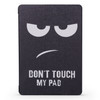 Angry Expression Pattern Horizontal Flip PU Leather Case for iPad Air 2019 / Pro 10.5 inch, with Three-folding Holder & Honeycomb TPU Cover