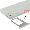 Original Sim Card Tray Holder for iPhone 5(Silver)