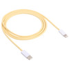 12W PD USB-C / Type-C to 8 Pin Data Cable, Cable Length: 1m(Yellow)