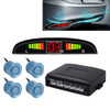 Car Buzzer Reverse Backup Radar System - Premium Quality 4 Parking Sensors Car Reverse Backup Radar System with LCD Display(Blue)