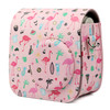 Pink Flamingo Pattern PU Leather Protective Camera Case Bag For FUJIFILM Instax Mini 7S / 7C Camera