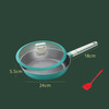 Maifan Stone Non-Stick Cookware Stainless Steel Food Supplement Pot, Specification: Frying Pan 24cm