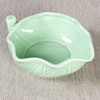 Tea Washing Ceramic Cup Tea Set Accessories Celadon Daffodil Flower Pot (Green)