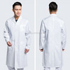 Drugstore Working Clothes Doctor Clothing Long Sleeve Male White Scrubs, Size: M, Height: 170-175cm