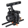 YELANGU YLG0904A-C Handle Video Camera Cage Stabilizer for Panasonic Lumix DMC-GH4 / Sony A7 & A7S & A7R & A7RII & A7SII(Orange)