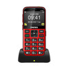 UNIWA V1000 4G Elder Mobile Phone, 2.31 inch, UNISOC TIGER T117, 1800mAh Battery, 21 Keys, Support BT, FM, MP3, MP4, SOS, Torch, Network: 4G, with Docking Base(Red)