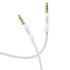 hoco UPA19 DC 3.5mm to 3.5mm AUX Audio Cable, Length:1m(Silver)