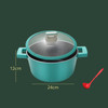 Maifan Stone Non-Stick Cookware Stainless Steel Food Supplement Pot, Specification: Soup Pot 24cm