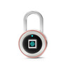 Cabinet Smart USB Padlock Waterproof Bluetooth APP Remote Authorization Fingerprint Lock(Pink)