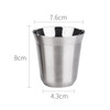 304 Stainless Steel Coffee Capsule Cup Double Insulation Coffee Cup, Style: Large Single Cup