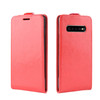Business Style Vertical Flip TPU Leather Case for Galaxy S10+, with Card Slot (Red)