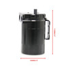 Car Oil Catch Can Oil Tank Breather Tank with Tube + Air Filter + Bracket for Ford