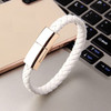 XJ-26 3A USB to Micro USB Creative Bracelet Data Cable, Cable Length: 22.5cm (White)