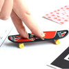 10 PCS Mini Finger Skateboard Creative Fingertip Sports Toys, Random Style Delivery
