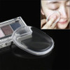 Quadrangle Shaped Great Beauty Facial Makeup Transparent Silicone Smooth Powder Cream Puff(Transparent)