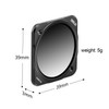 For DJI Action 2 STARTRC 1110331 GND 16 Gradient Lens Filter(Black)