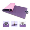 VH YOGA-001 Multifunctional Foldable Yoga Mat(Pink Purple)