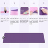 VH YOGA-001 Multifunctional Foldable Yoga Mat(Pink Purple)