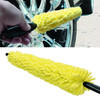 Universal Auto Car Accessories Car Rims Care Tire Wheel Washing Brush Plastic Handle Vehicle Wheel Cleaning Brush Washing Sponge