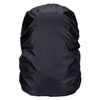 55-60L Adjustable Waterproof Dustproof Backpack  Rain Cover Portable Ultralight Protective Cover(Black)