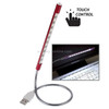 Portable Touch Switch  USB LED Light, 10-LED (Red)