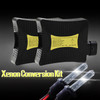 55W H1 6000K 3200LM HID Xenon Light Conversion Kit with High Intensity Discharge Lamp Slim Ballast, White