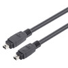 Firewire IEEE 1394 4Pin Male to 4Pin Male Cable, Length: 1.8m