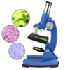 10X-45X Digital Biological Microscope Set for Children(Blue)