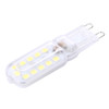 G9 3W 300LM 22 LEDs SMD 2835 Transparent Cover Corn Light, AC 110V(White Light)