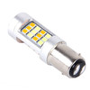 2 PCS 1157 10W 1000 LM 6000K White + Yellow Light Turn Signal Light with 42 SMD-2835-LED Lamps And Len. DC 12-24V