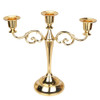 Retro Candlestick Home Decoration Living Room Cafe Theme Restaurant Jewelry Candlelight Dinner Props Gifts, Style:Gold-3 Arms