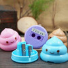 2 PCS Double Hole Stationery Cute Pencil Sharpeners Funny Emoji Poop Student Kids Gift School Supplies, Random Color