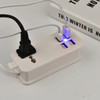 Portable 4-Port USB + 3-Hole International Universal Socket, Multi-Functional Row Plug American Standard Interface