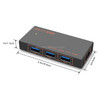 9573S 4 In 1 USB 3.0 Multi-function HUB Converter Expansion Dock