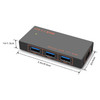 9573S 4 In 1 USB 3.0 Multi-function HUB Converter Expansion Dock