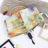 Small Fresh Sun Umbrella Sun Protection and Ultraviolet Protection Umbrella(Dream Oil Painting)