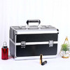 Professional Makeup Box Beauty Salon Manicure Toolbox, Color:Oversized Black