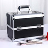 Professional Makeup Box Beauty Salon Manicure Toolbox, Color:Black