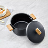 Original Xiaomi Youpin QCOOKER CM-TC01 20CM Uncoated Refined Iron Soup Pot (Black)