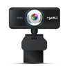 HXSJ S4 1080P Adjustable 180 Degree HD Manual Focus Video Webcam PC Camera with Microphone(Black)
