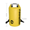 Original Xiaomi Youpin TOSWIM TS83900216 15L Multifunctional Waterproof Backpack Bucket Bag(Yellow)