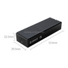 ORICO M2PVC3-G20-GY-BP USB3.2 20Gbps M.2 NVMe SSD Enclosure