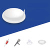 Nano Air Disk Stone Fish Tank Bubble Oxygen Pump Air Refiner, Diameter:100mm(White)